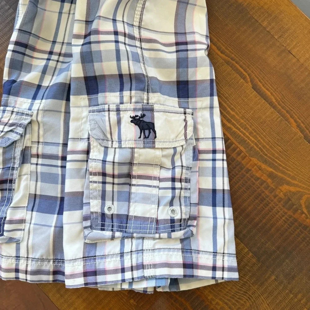 Short M Abercrombie blue pink - Picture 2 of 3